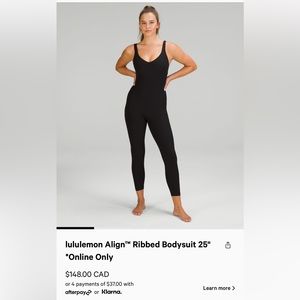 lululemon Align™ Ribbed Bodysuit 25"